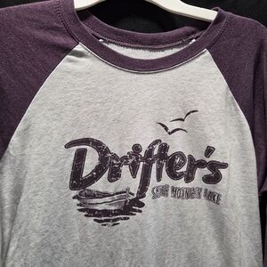 Drifter's SML Virginia Raglan 3/4 Sleeve Baseball Tee Smith Mountain Lake M/L